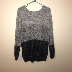 Fuzzy, Oversized, High low sweater